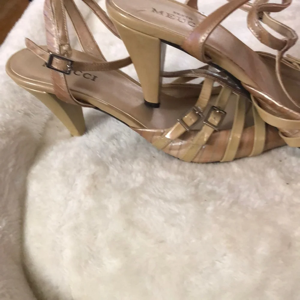 Sesto  Meucci Pump heel strap sandals 8.5 GUC - Picture 4 of 7